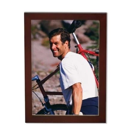 Lawrence Frames Lawrence Frames 755645 Lawrence Frames 4x5 Walnut Wood Picture Frame - Gallery Collection 755645